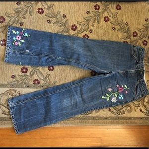 Embroidered jeans